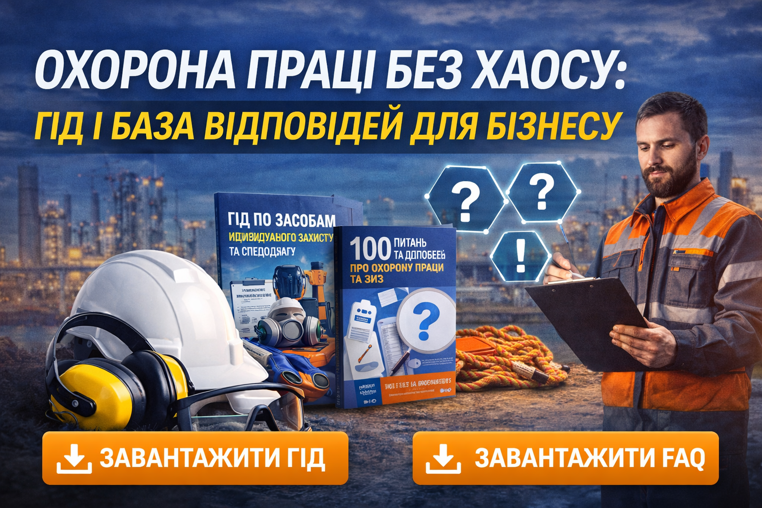 Охорона праці без хаосу: гід і база відповідей для бізнесу